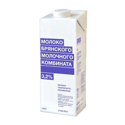 Молоко БМК Ультрапастеризованное ГОСТ 3,2% 975мл Tba Edge