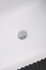 Ванна акриловая Azario LAGO BLANCO BLACK 170х75 пристенная (AZ-6724-1CLB 17075)