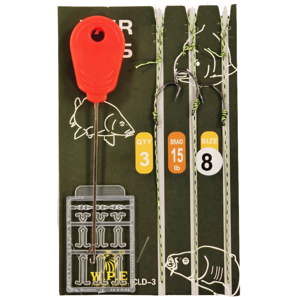 Поводок карповый оснащенный №8