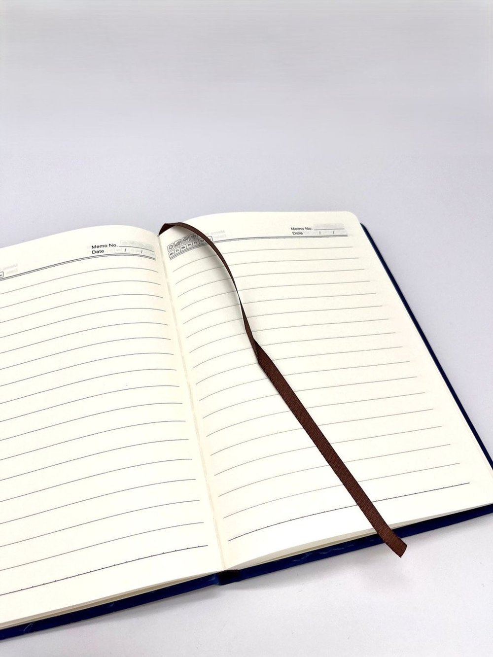 Блокнот 128 л А5 линейка мельница синий (7675-4)