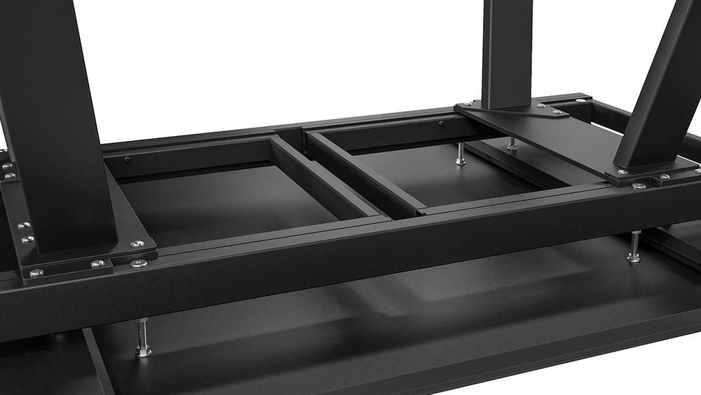 Стол кухонный обеденный раздвижной Черный муар/Керамика матовая серый мрамор 140(200)х85х76 см