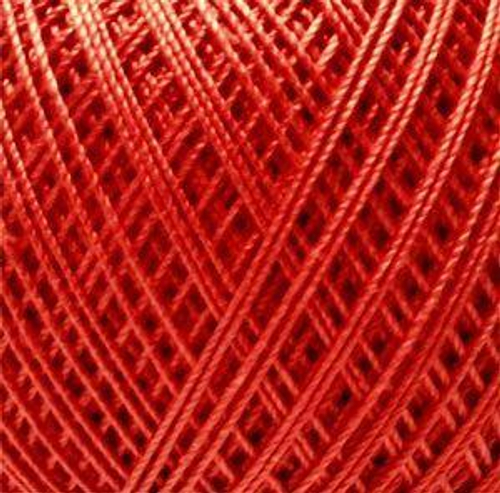 Нитки для вязания Кружевница цв. (0904), красный