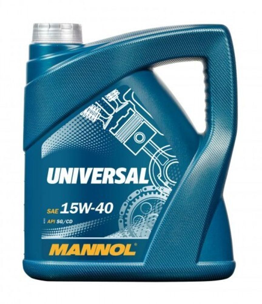 MANNOL 7405 UNIVERSAL 15W-40 SG/CD Масло моторное, 4л