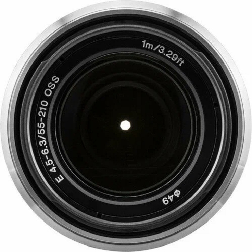Объектив Sony 55-210mm f/4.5-6.3 E (SEL-55210), серебристый/черный