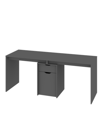 Стол ГРАНД-ЛАВОРО-6 /1800*750*600/ левый дуб вотан / хаки