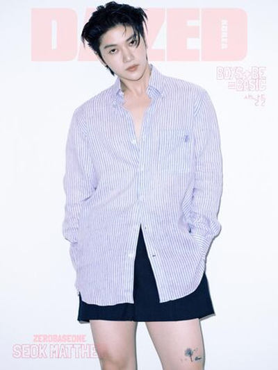 публикация DAZED - 2025.07 ZEROBASEONE SEOK MATTHEW B Type