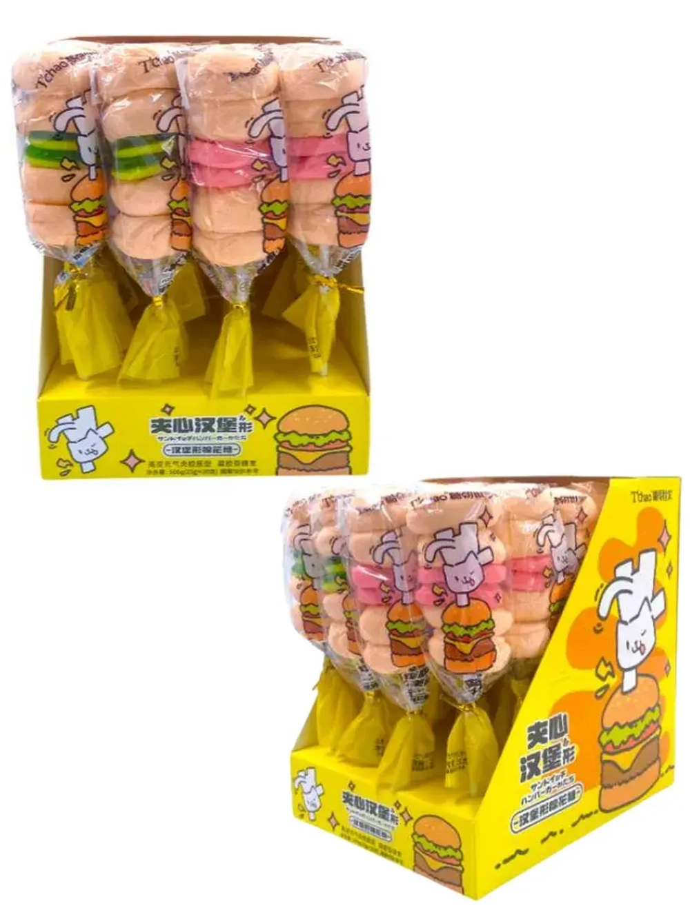 Маршмеллоу Сэндвич из бургеров на палочке 500 г