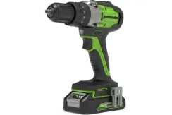 Аккумуляторная дрель-шуруповерт "GREENWORKS" GD24DD60K2 3704107UA