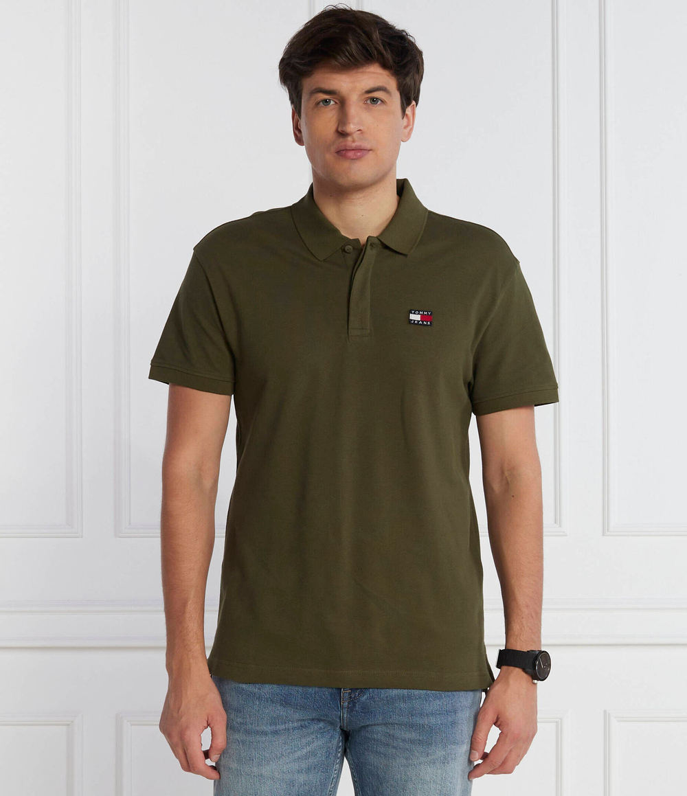 Поло TJM CLSC BADGE Tommy Jeans - зеленый(DM0DM17285)