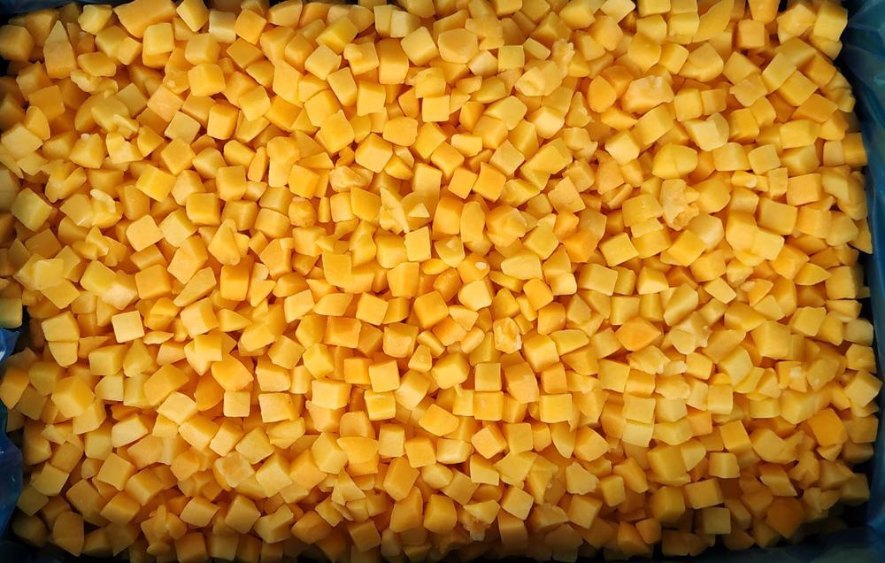 Персик кубик