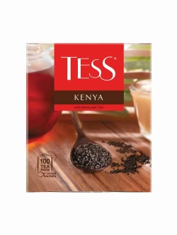 Черный кенийский чай Tess в пакетиках, 100 шт
