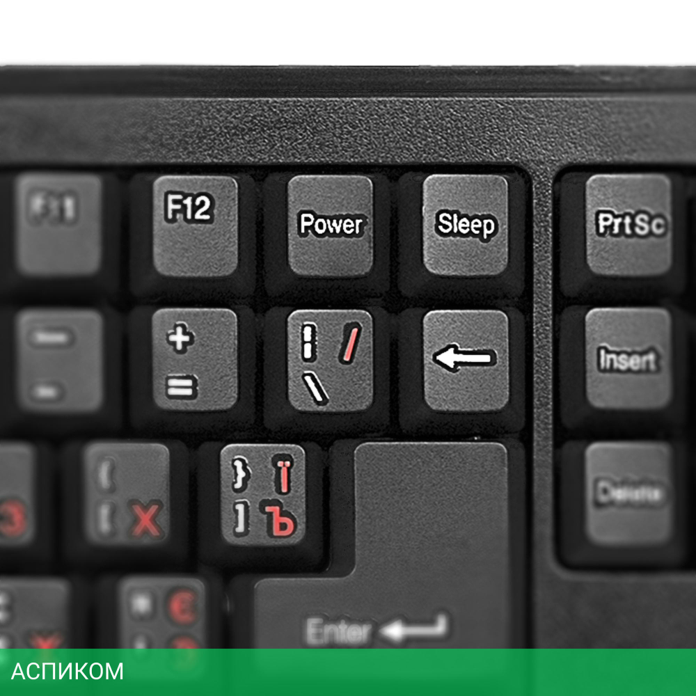Клавиатура Sven Standard 303 USB+PS/2 черный (SV-03100303PU)
