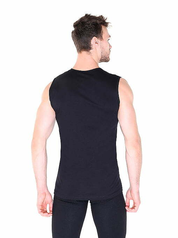 Майка мужская черный