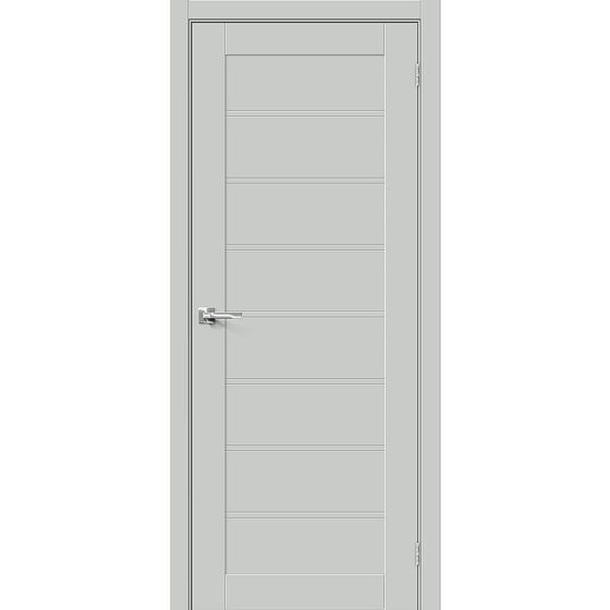 Купить Межкомнатная дверь ПЭТ Браво-20 Grey Silk глухая