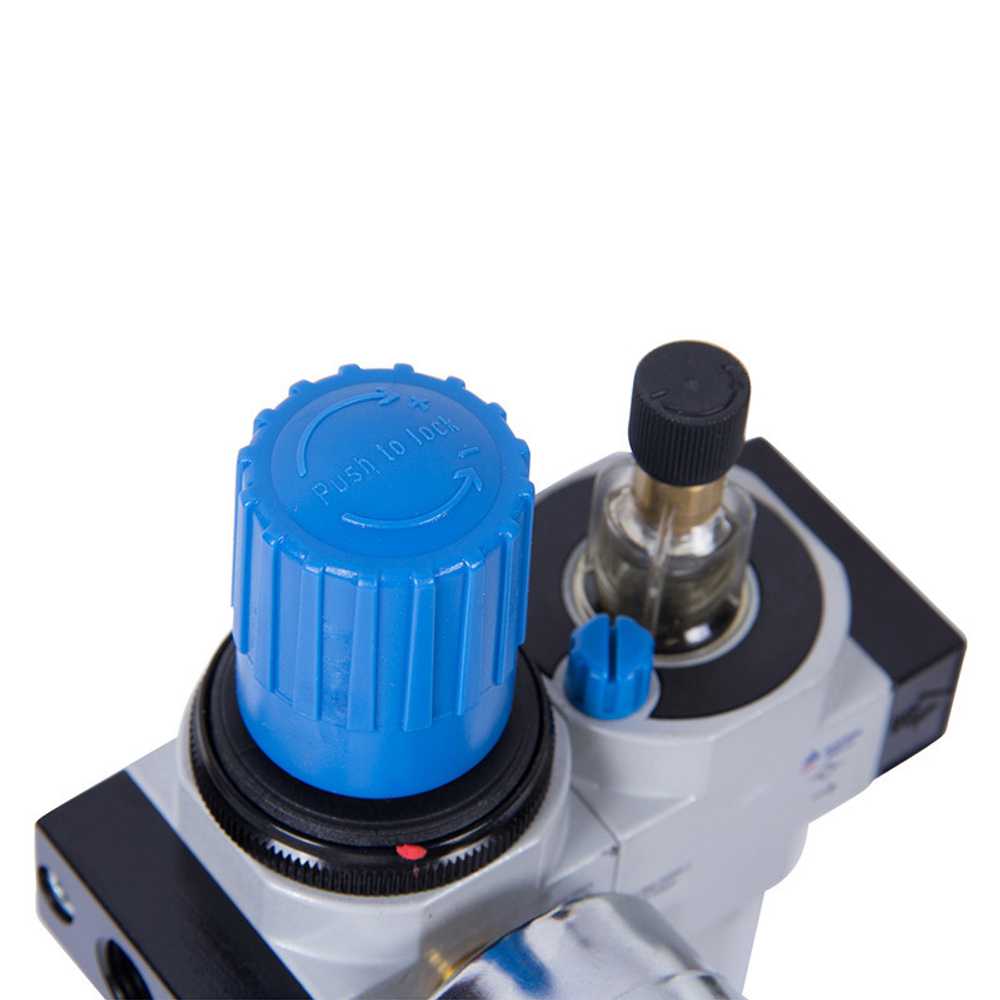 МАСТАК (690-21) Фильтр влагоотделитель с редуктором и лубрикатор 1/4", 16 бар