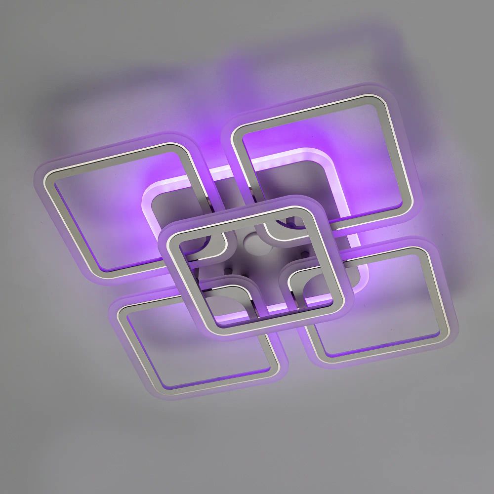 Citilux Марсель Смарт CL232A150E RGB Умная люстра Белая