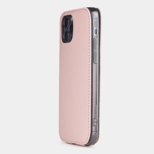 Special order: Чехол для iPhone 12 Pro Max из кожи теленка розового цвета