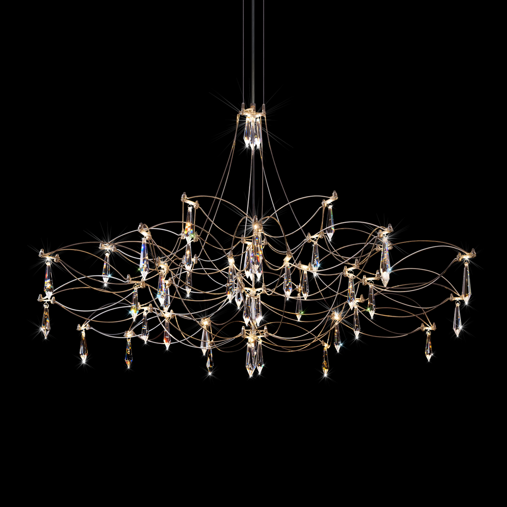 Подвесная светодиодная люстра Loft It Mira 10590/1000 Silver Asfour