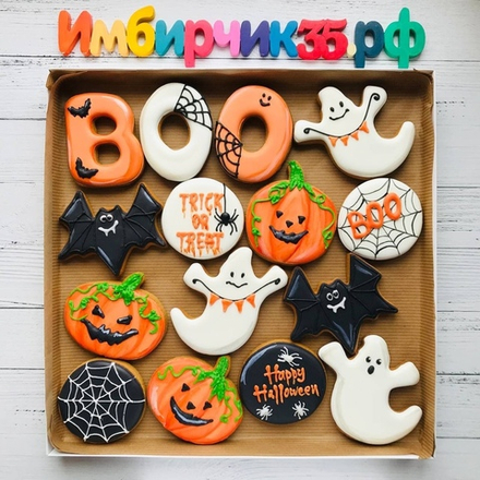 Имбирные пряники Хэллоуин