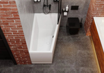 Акриловая ванна VAGNERPLAST CAVALLO OFFSET 160x90 Right