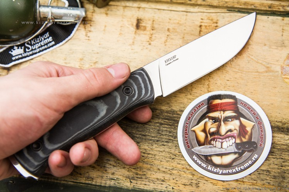 Туристический нож Стерх-1 Полированный Микарта