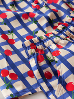 Топ и шорты в комплекте для девочки Next AC4-613, Синий, Белый