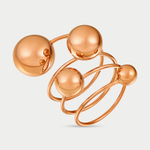 Кольцо для женщин из розового золота 585 пробы без вставок (арт. 70018)