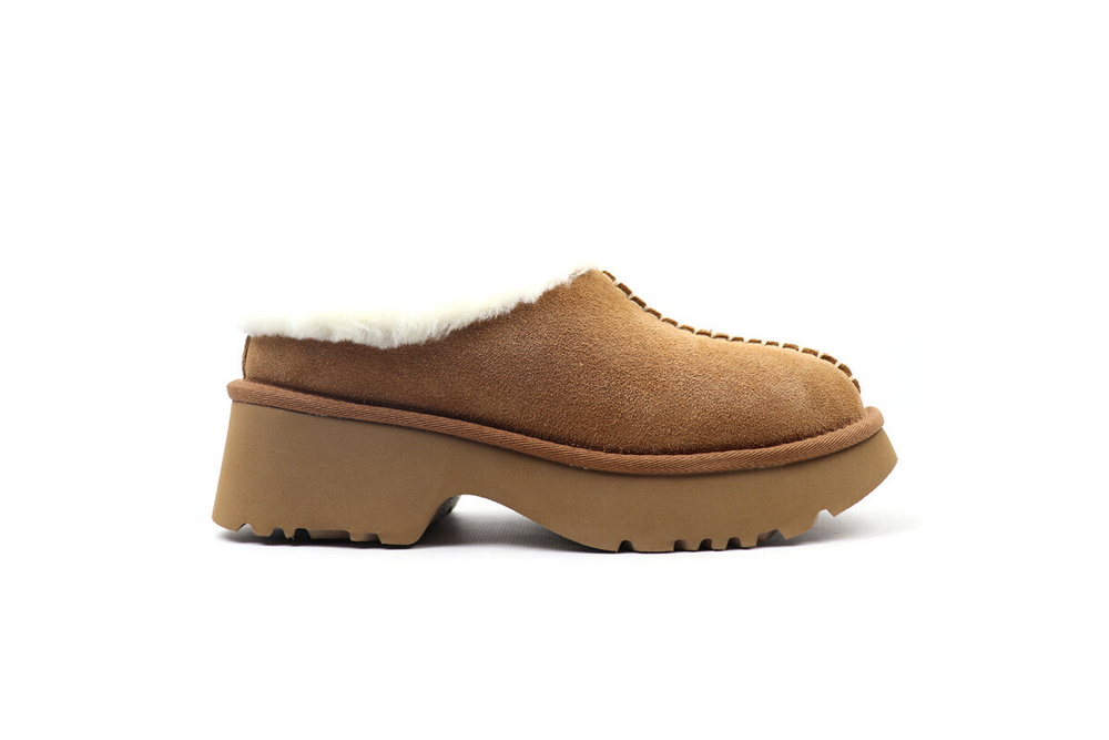 UGG New Heights Cozy Clog Chestnut