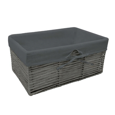 Корзина стеллажная "Paper", Д390 Ш260 В180, серый