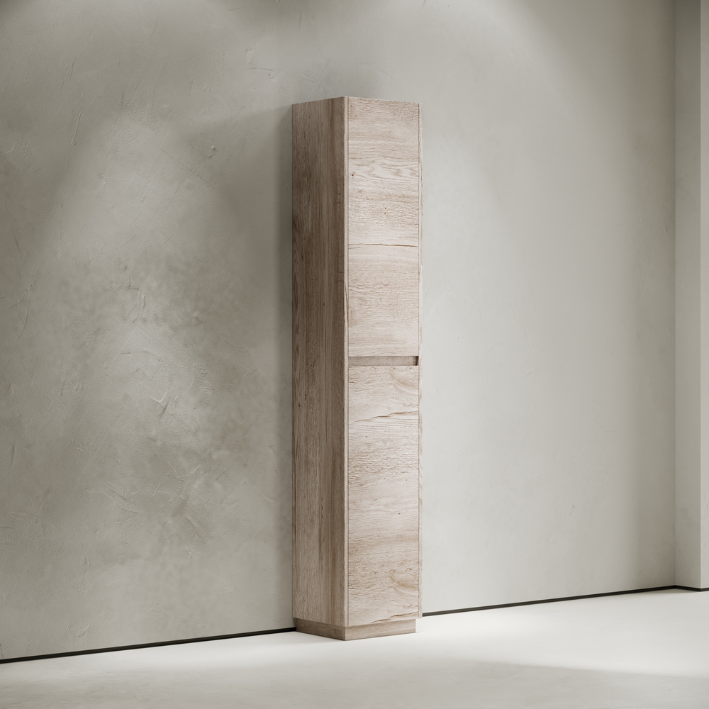 Шкаф-пенал напольный Sancos Libra Floor, дуб галифакс натуральный 350х300х1870 мм