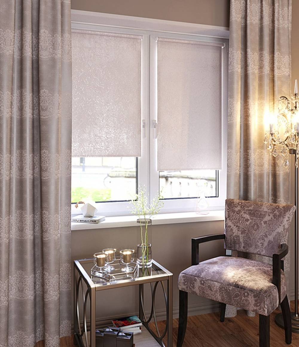 Рулонные шторы Фрост Светло-серый