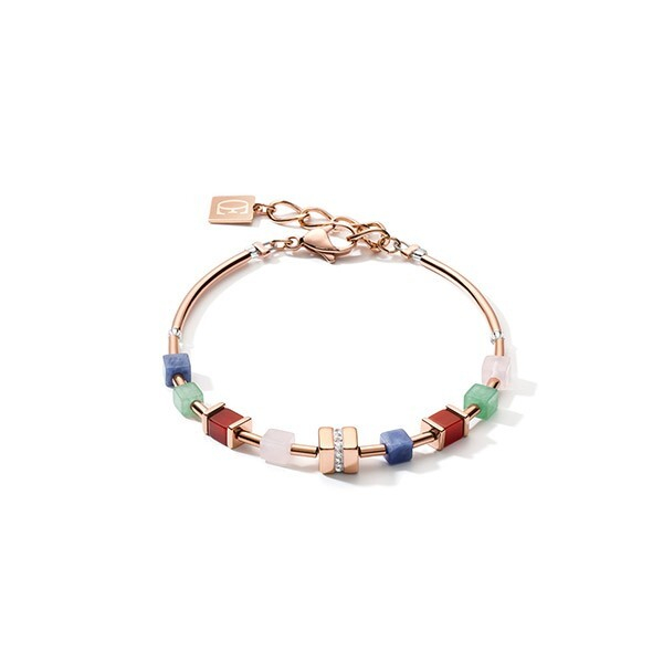 Браслет Rose Gold Multicolor Coeur de Lion 5058/30-1561