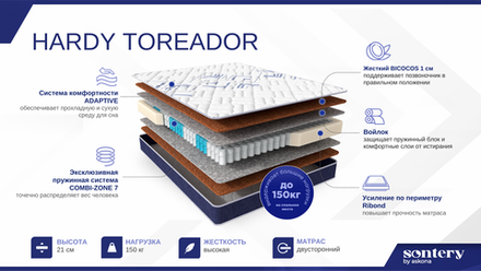 Матрас HARDY Toreador