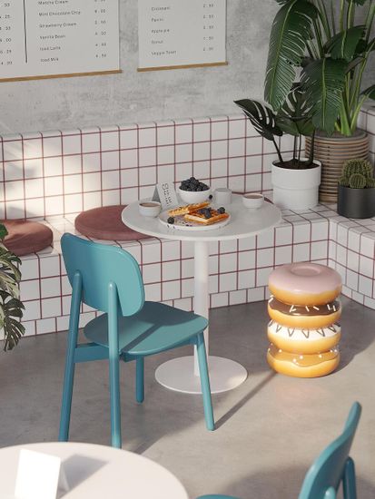 Стул saga, сине-зеленый