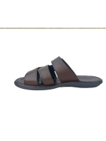 Шлепанцы из натуральной кожи