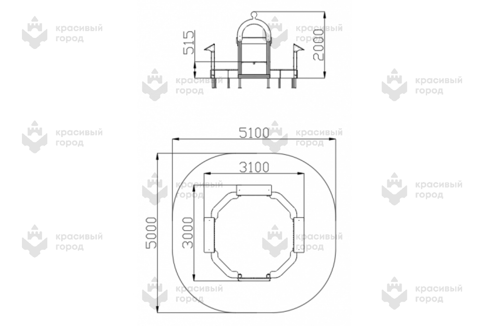 Большая песочница Джунгли