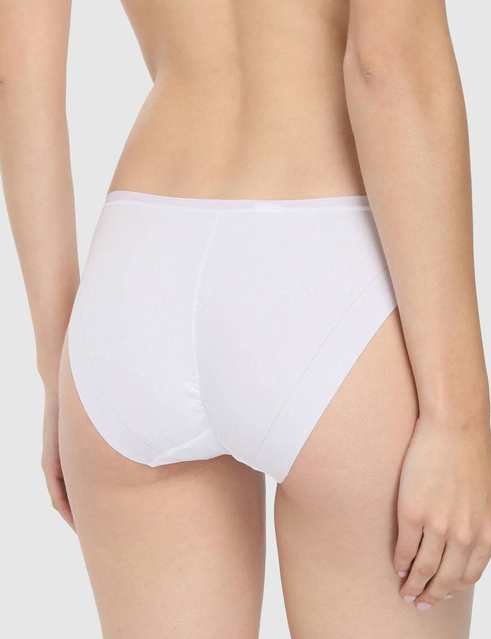 Трусики-слипы с заниженной линией талии Cotton Band (Размер: M) (Цвет: белый)