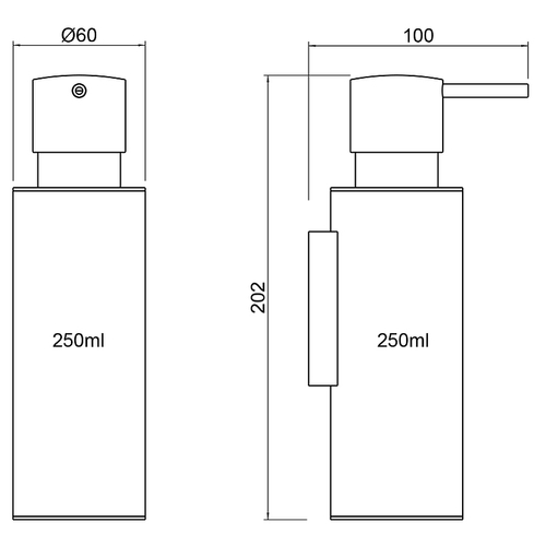 Дозатор для жидкого мыла Timo Saona 13339/17 Золото матовое