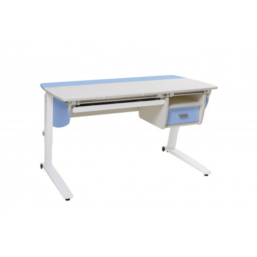 Растущая парта Астек Лидер Прайм с металлическим лотком и тумбой (1200×700 мм)