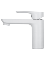 Смеситель для раковины WONZON & WOGHAND Line, Белый матовый (WW-A40732-MW)