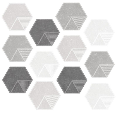 Керамогранит ATILA Matt Hexa (6 вариаций рис.)
