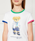 Футболка SSBEARCN-KNIT POLO RALPH LAUREN - белый(925999)