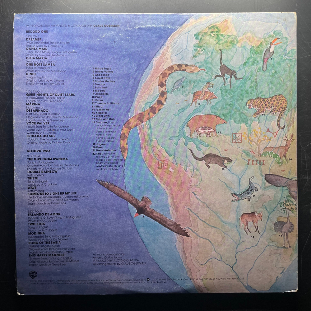 Antonio Carlos Jobim ‎– Terra Brasilis 2LP (Япония 1980г.) Promo