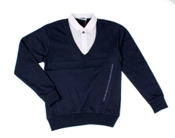 джемпер "обманка"  FAGIS надпись 4729