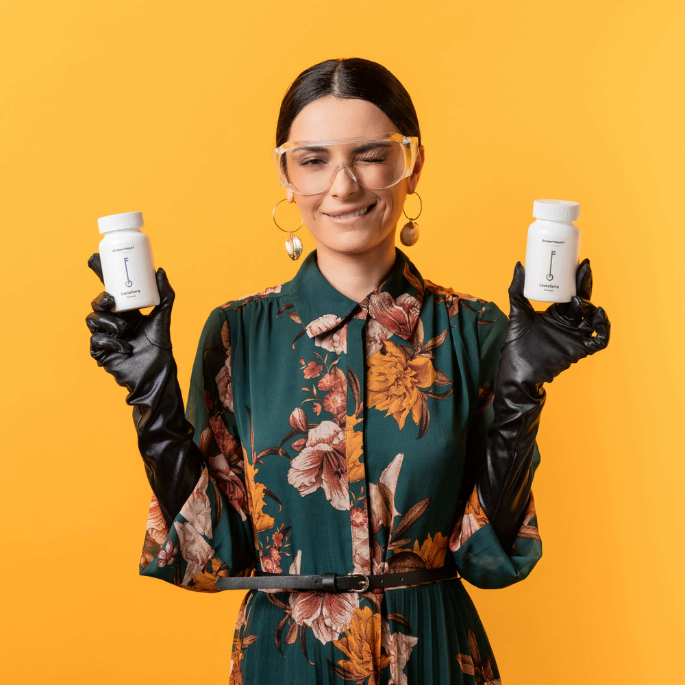 Greenflash Lactoferra Лактоферра - экстрапомощь иммунитету, 90капсул