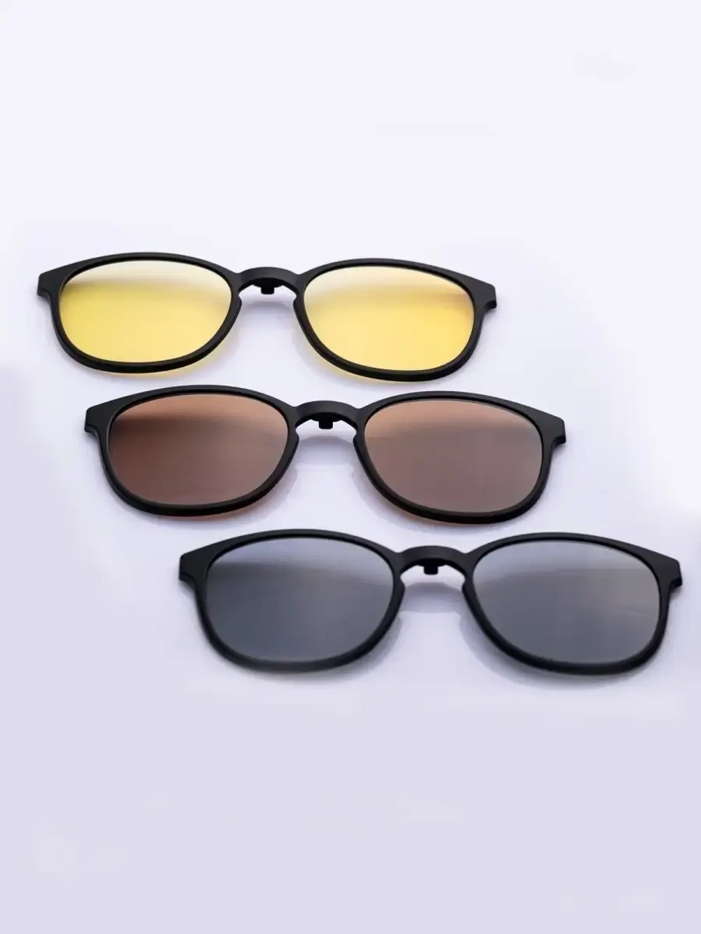 Оправа для очков с магнитными накладками 4в1