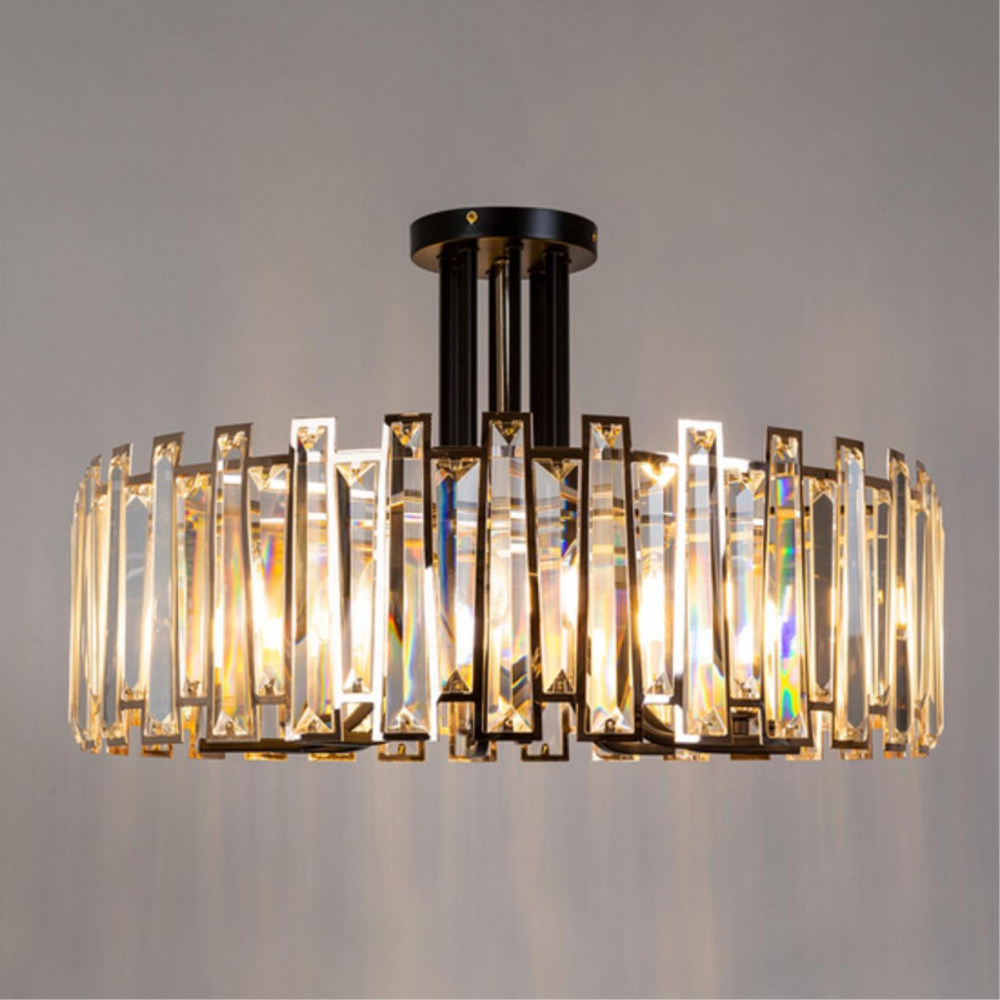 Люстра на штанге Arte Lamp A1028PL-8BK
