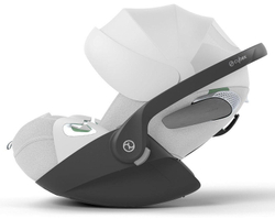 Коляска Cybex Talos S Lux TPE complete Cloud T Platinum White Plus 3 в 1 Stormy Blue с дождевиками