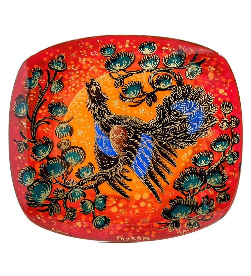 Народные промыслы ШК-45/39-C Шкатулка «Глухарь» исп. Орлова