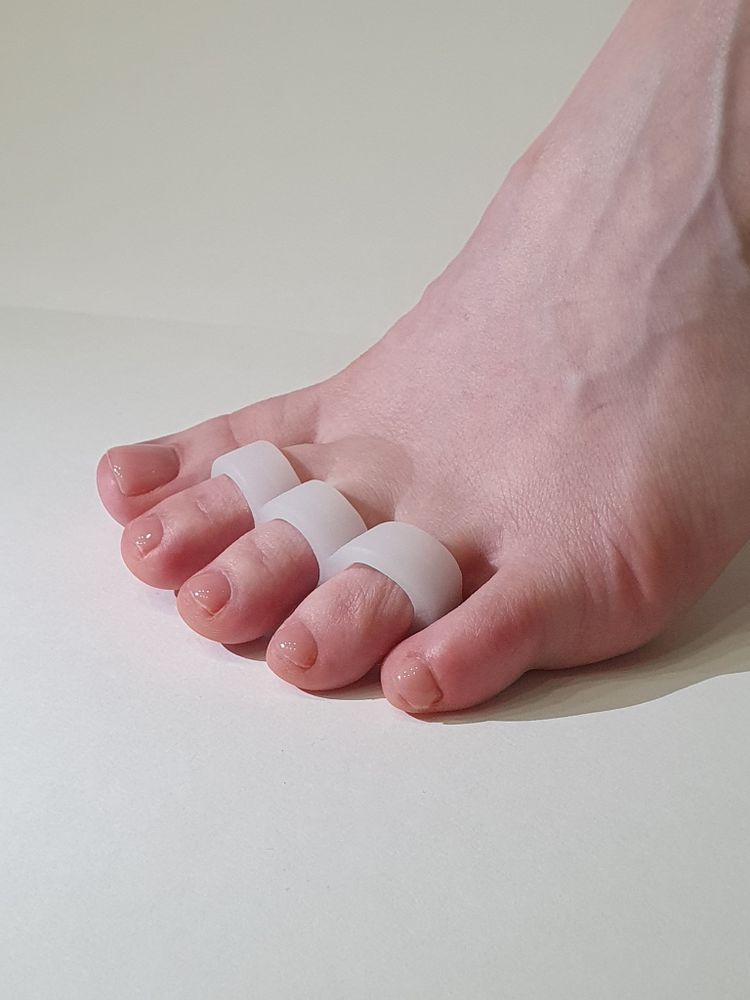 Travel Корректоры-разделители для пальцев ног 2 разделителя силикон, 4482 MGEL